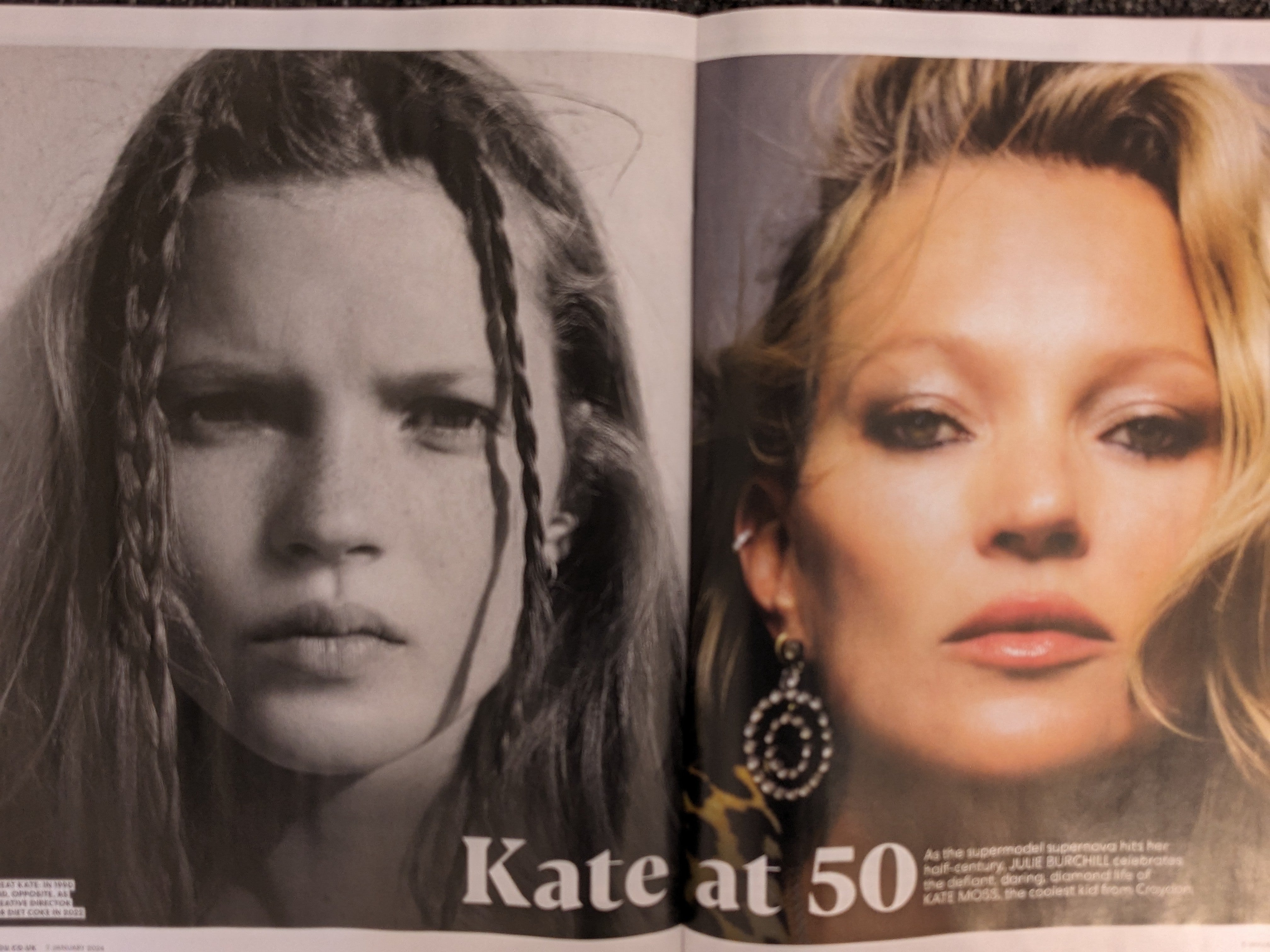 YOU MAGAZINE 07/01/2024 KATE MOSS AT 50 FEATURE YourCelebrityMagazines