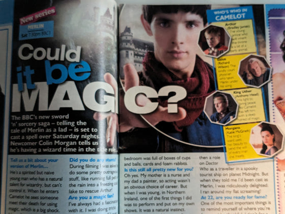 Love TV Magazine 20/09/2008 Colin Morgan Merlin