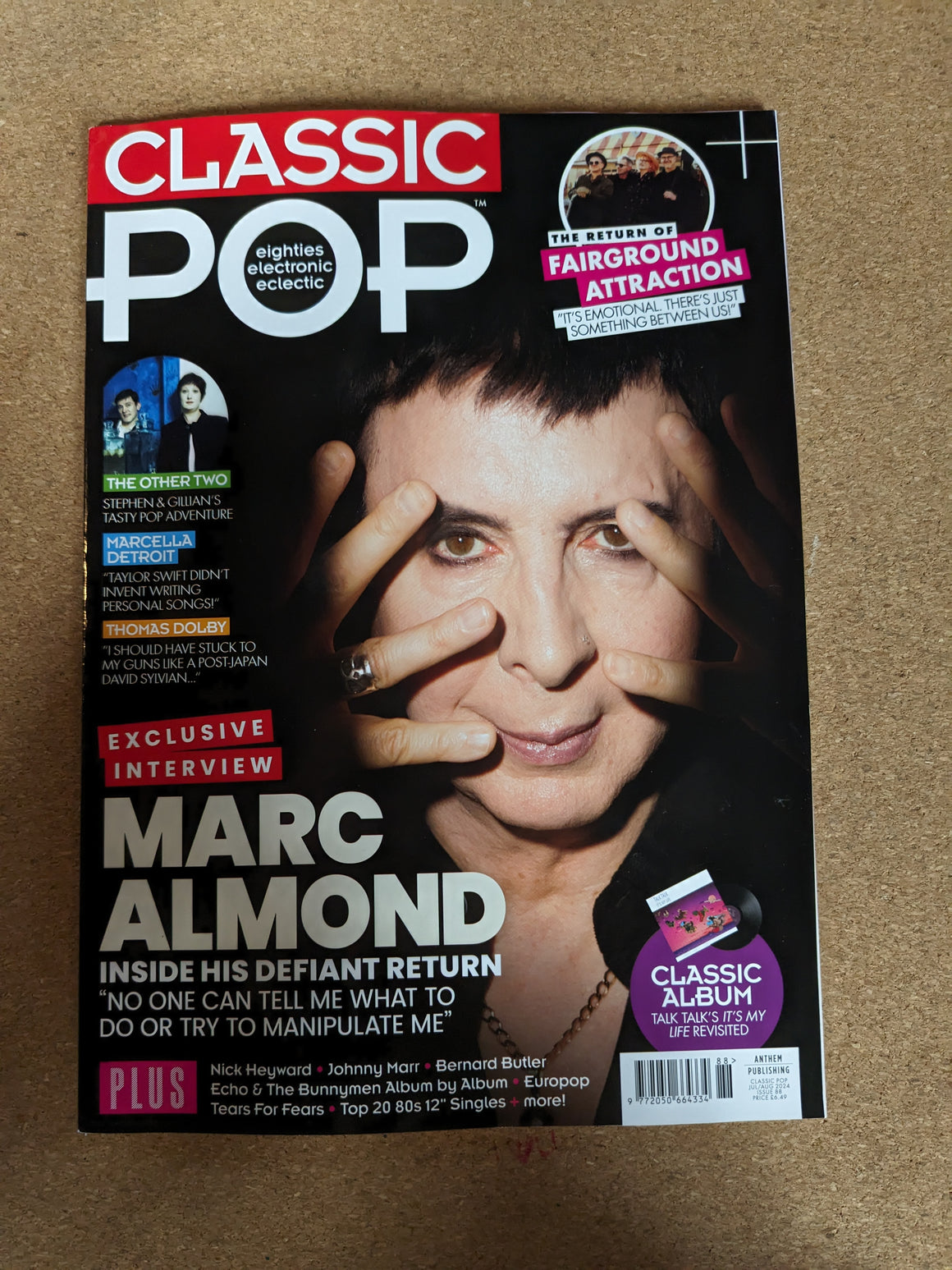 Classic Pop Magazine #88 July/Aug 2024 MARC ALMOND Marcella Detroit Thomas Dolby