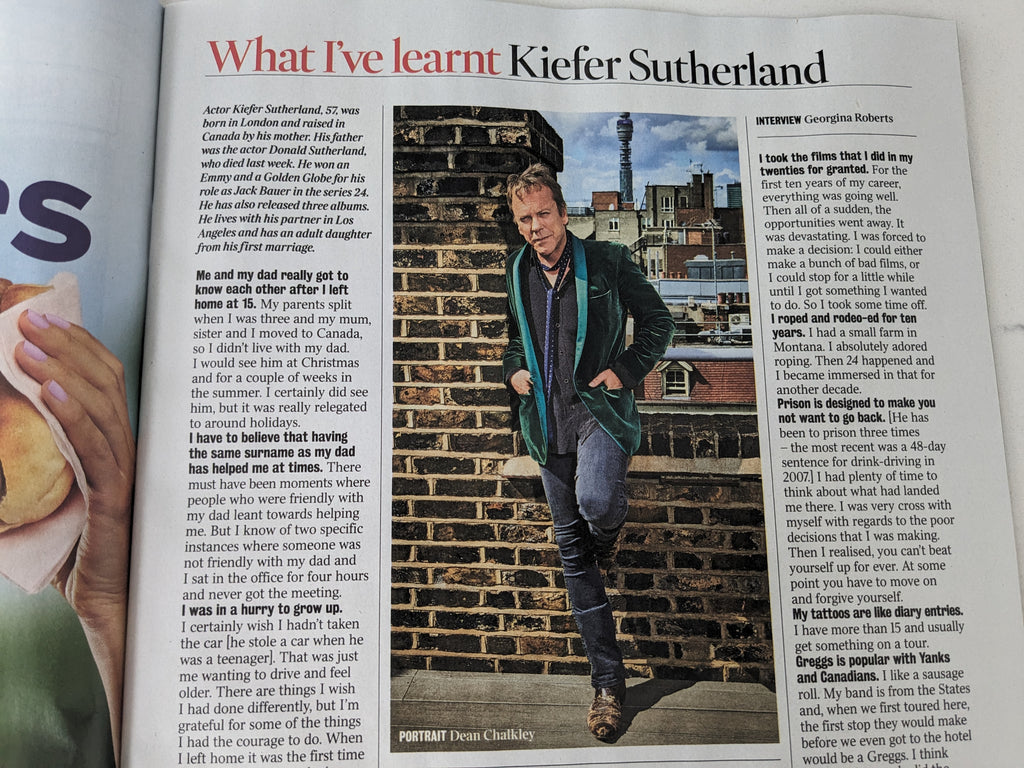 Times Magazine 29/06/2024 Nicole Scherzinger Karen Gillen Kiefer Sutherland