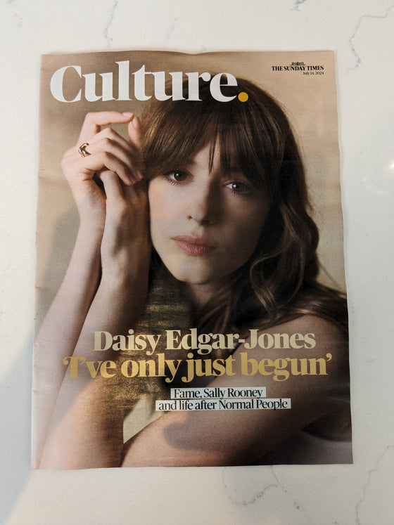 CULTURE Mag 14/07/2024 Daisy Edgar-Jones Joni Mitchell Jenna Coleman