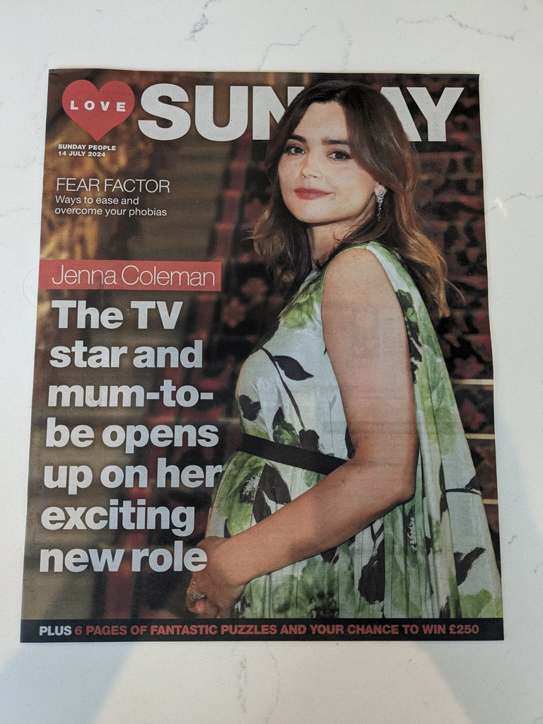 Love Sunday Magazine 14/07/2024 Jenna Coleman