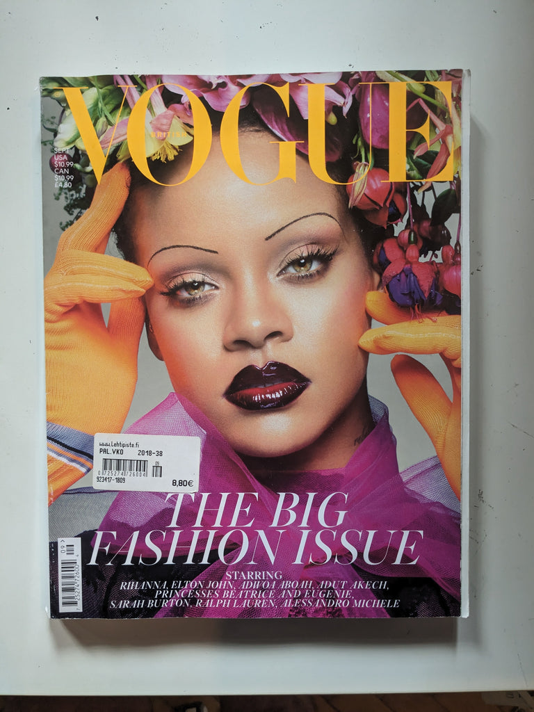 RIHANNA - VOGUE MAGAZINE UK SEPT 2018 BRITISH EDITION