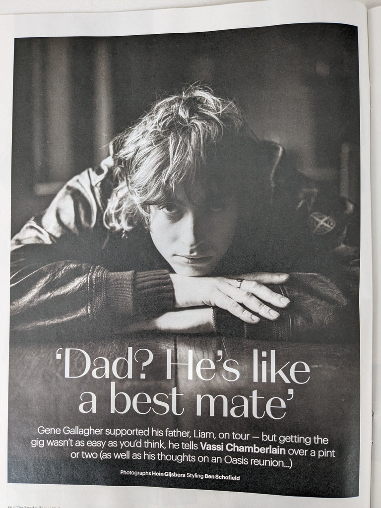 STYLE Magazine 04/08/2024 Gene Gallagher on Liam Gallagher