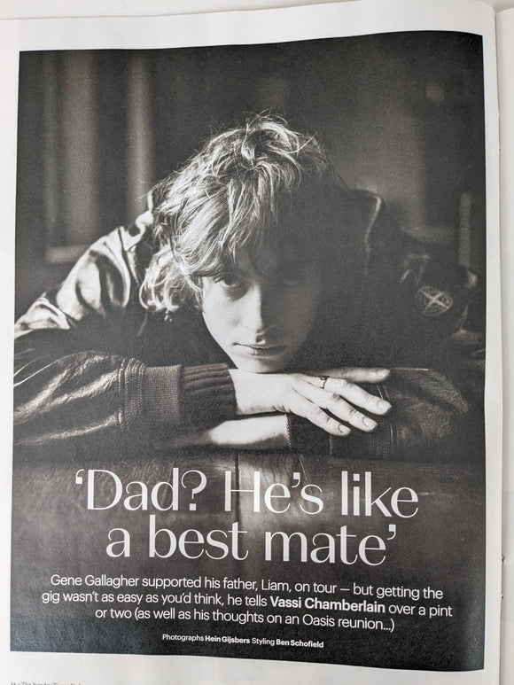 STYLE Magazine 04/08/2024 Gene Gallagher on Liam Gallagher