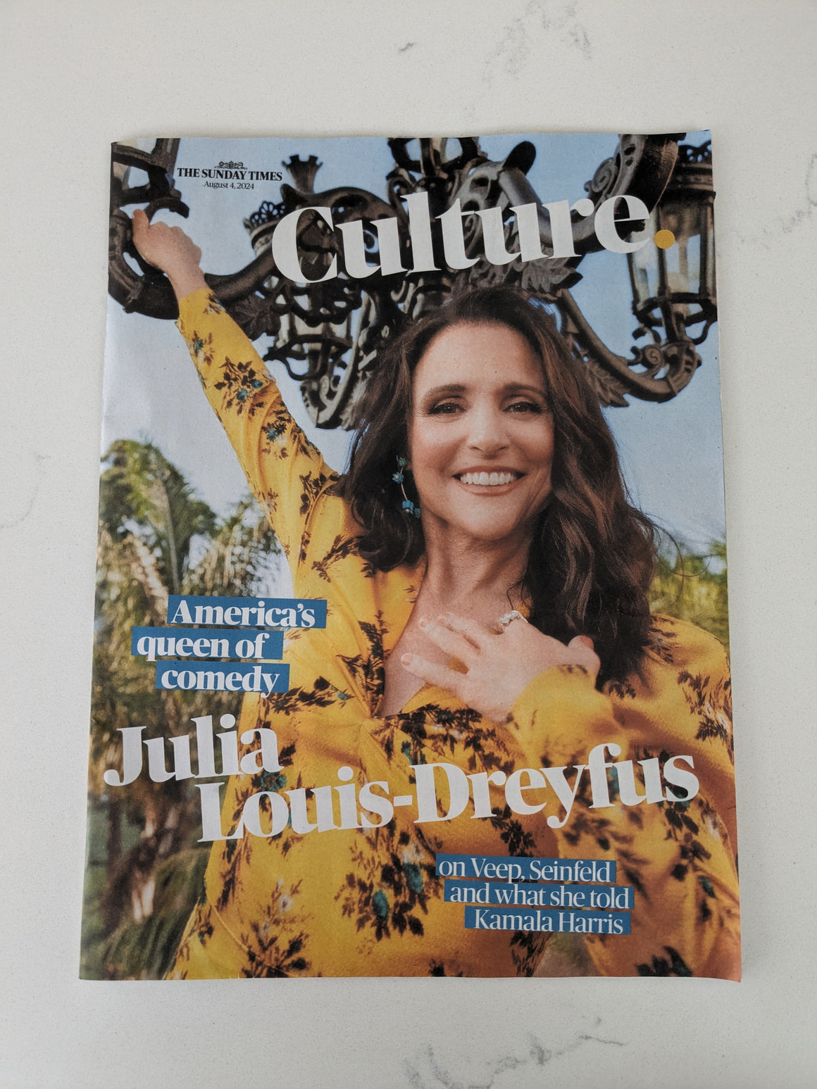 CULTURE Mag 04-08-2024 Julia Louis-Dreyfus Erin Doherty