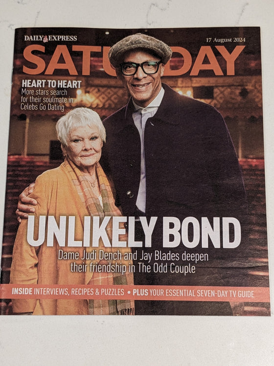 SATURDAY Mag 17/08/2024 Judi Dench & Jay Blades