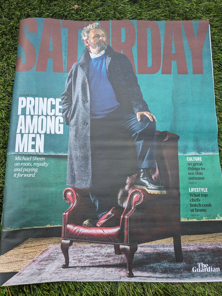 GUARDIAN SATURDAY Mag 31-08-2024 MICHAEL SHEEN Robert Sheehan