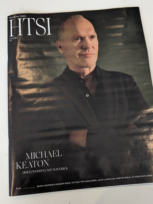 HTSI Magazine September 2024 Michael Keaton Exclusive Interview