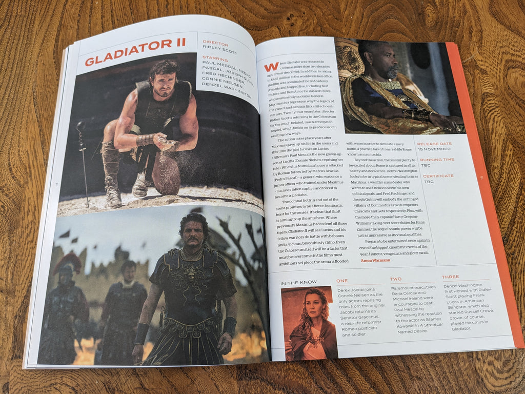 PICTUREHOUSE MAGAZINE SEPT 2024 Pedro Pascal Adam Driver Sebastian Stan Morffyd Clark