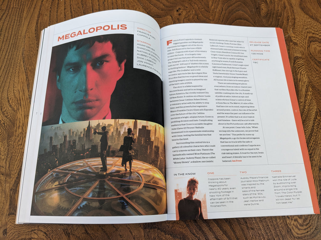 PICTUREHOUSE MAGAZINE SEPT 2024 Pedro Pascal Adam Driver Sebastian Stan Morffyd Clark