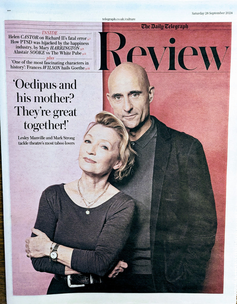 Telegraph Review 28-09-2024 Mark Strong & Lesley Manville