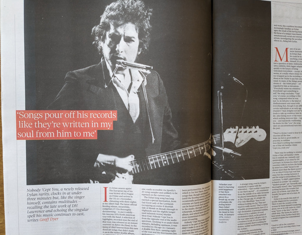 OBSERVER NEW REVIEW 06-Oct-2024 BOB DYLAN Emma D'Arcy