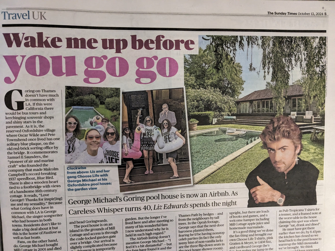 SUNDAY TIMES TRAVEL 13-10-2024 George Michael