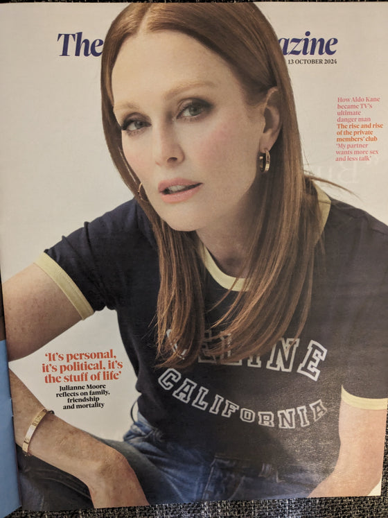 OBSERVER Magazine 13th Oct 2024: JULIANNE MOORE Cover