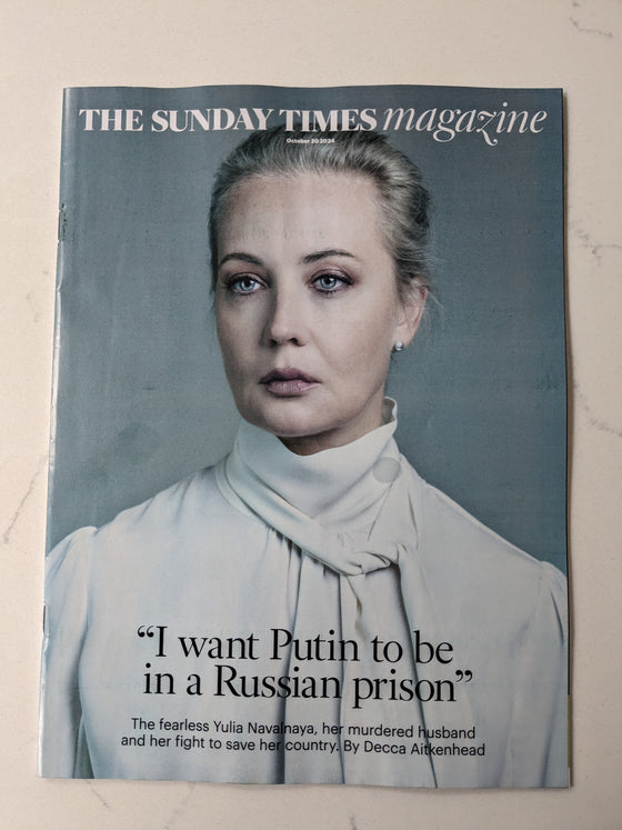 Sunday Times Magazine 20/10/2024 Yulia Navalnaya Alexei Lance Stroll