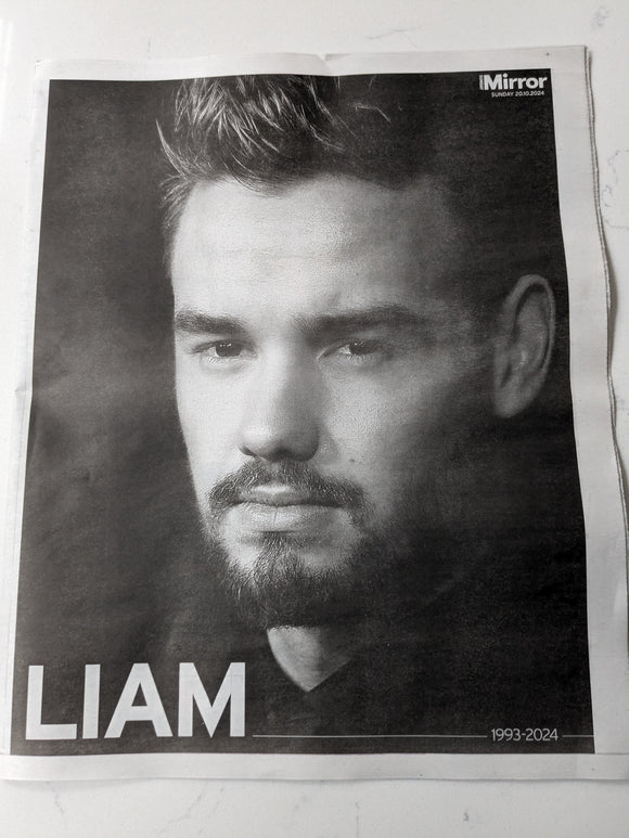 LIAM PAYNE One Direction Death - Sunday Mirror 20th Nov 2024