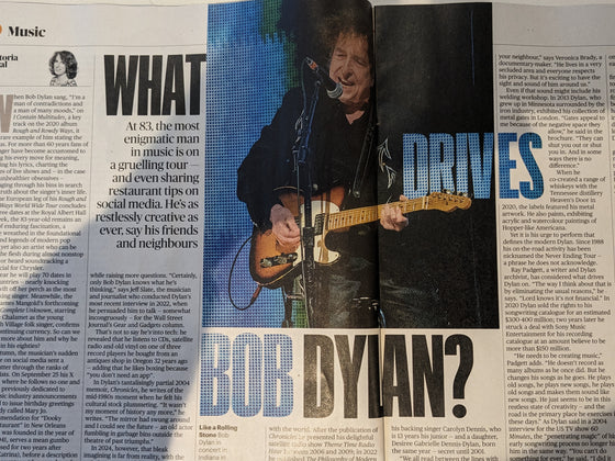 Culture Magazine November 10 2024 Bob Dylan