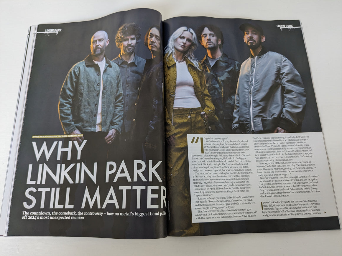 Metal Hammer magazine #394 2024 Papa Roach at 25 years Linkin Park Blind Channel