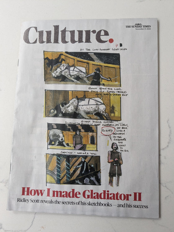 Culture Magazine November 17 2024 Gladiator Pedro Pascal Paul Mescal Ridley Scott