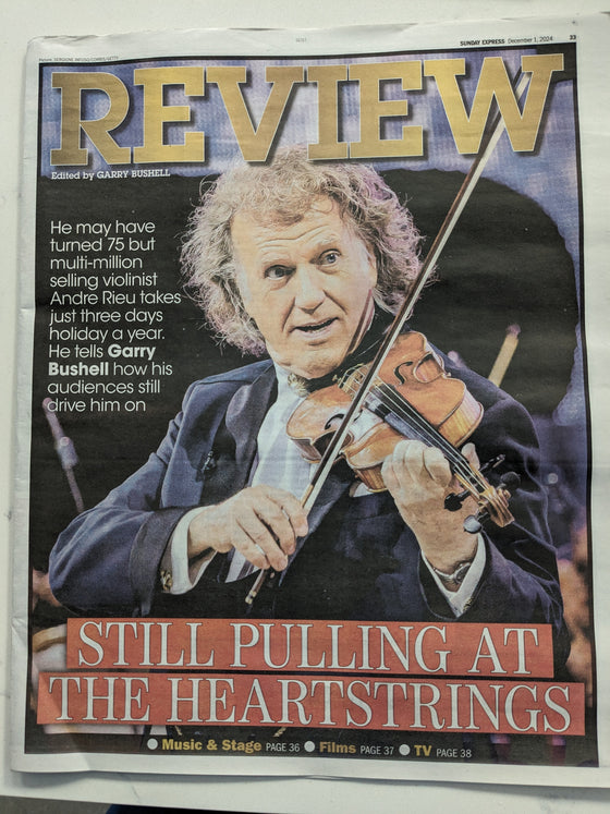 EXPRESS REVIEW 01-December-2024 - Andre Rieu Cover + Interview