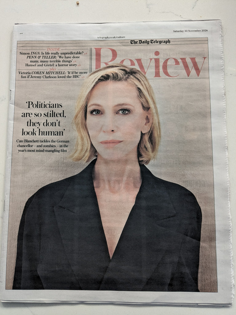 TELEGRAPH REVIEW Nov 2024 CATE BLANCHETT COVER FEATURE Penn & Teller