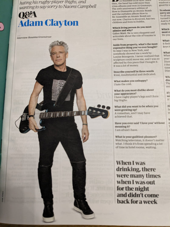 GUARDIAN Mag 07-December 2024 BRIAN COX U2 Adam Clayton