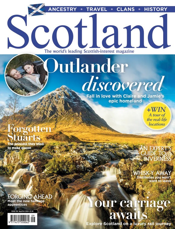 Scotland Magazine Sept/Oct 2024 Outlander Uncovered Sam Heughan