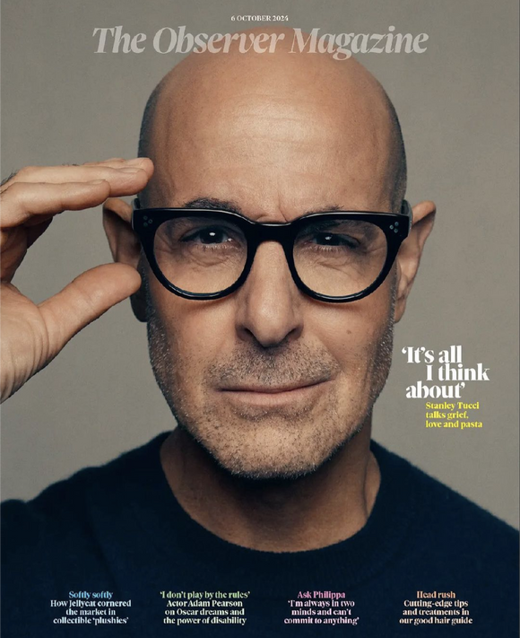 Observer Magazine October 6 2024 Stanley Tucci