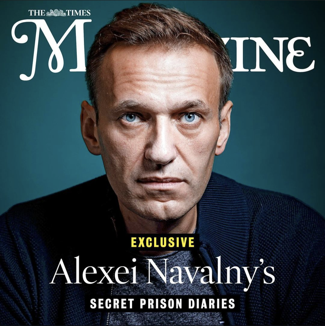 TIMES magazine 12 Oct 2024 Alexei Navalny Exclusive