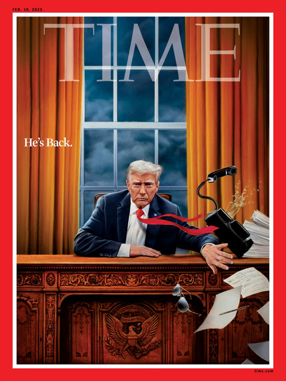 DONALD TRUMP - TIME MAGAZINE INAUGARATION- JANUARY, 2025 - PRE-ORDER