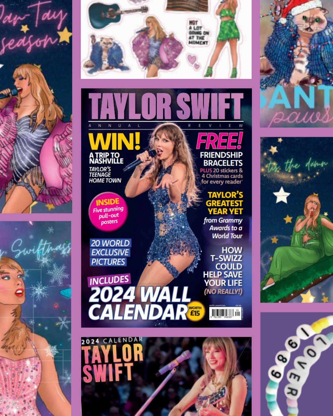 Taylor Swift 2024 Calendar, Digital, Printable, Taylor Swift, 2024 Calendar  