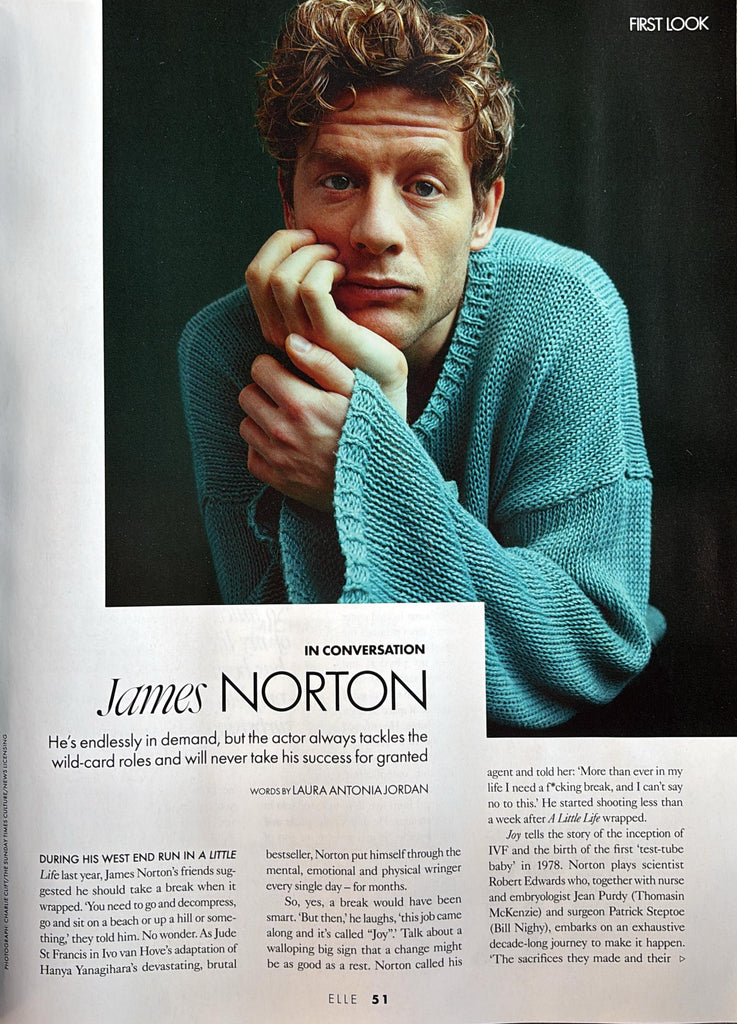 UK Elle magazine - November 2024 - James Norton