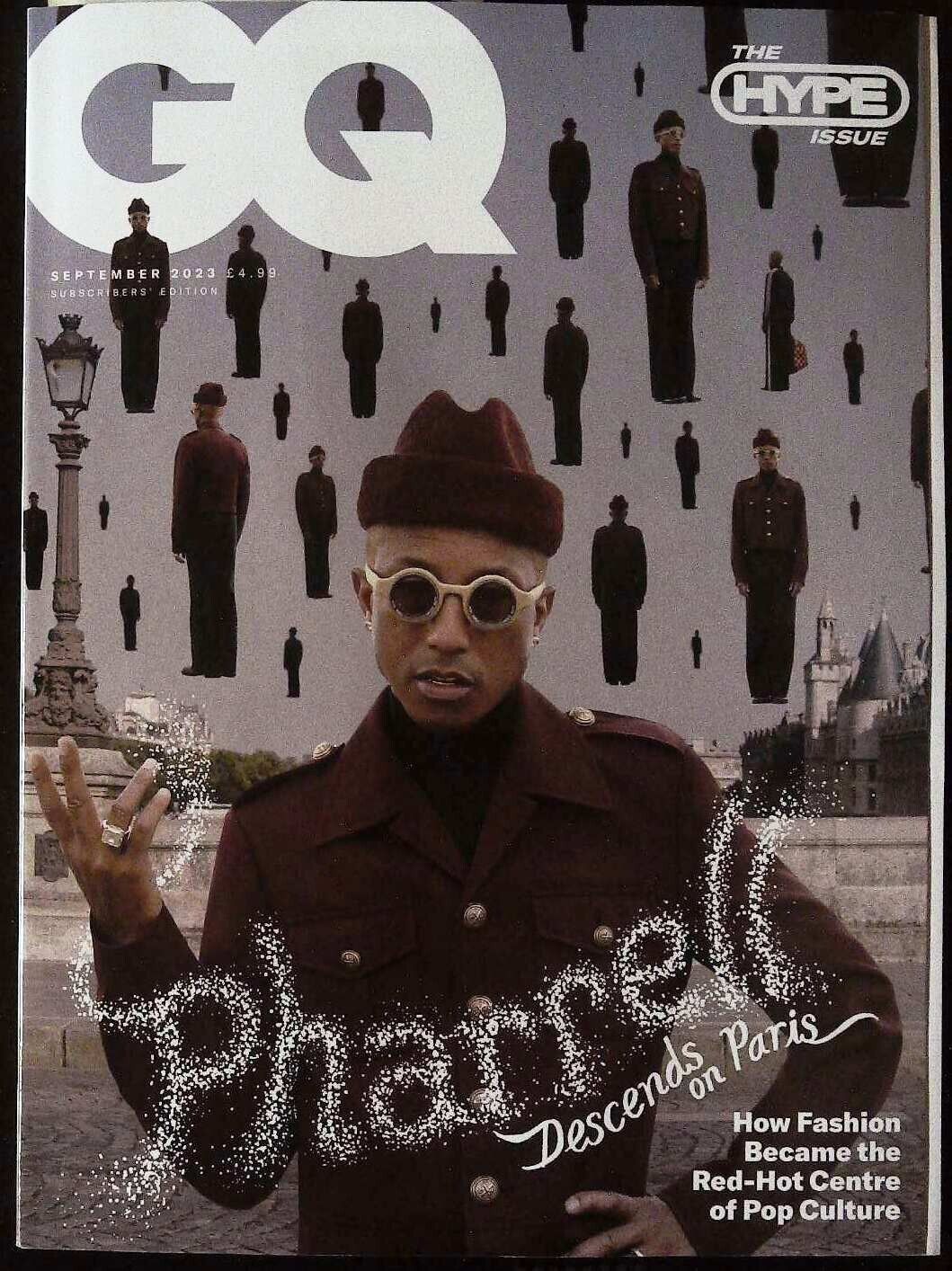 GQ UK 09/2023 Hype Issue PHARRELL WILLIAMS HARMONY KORINE