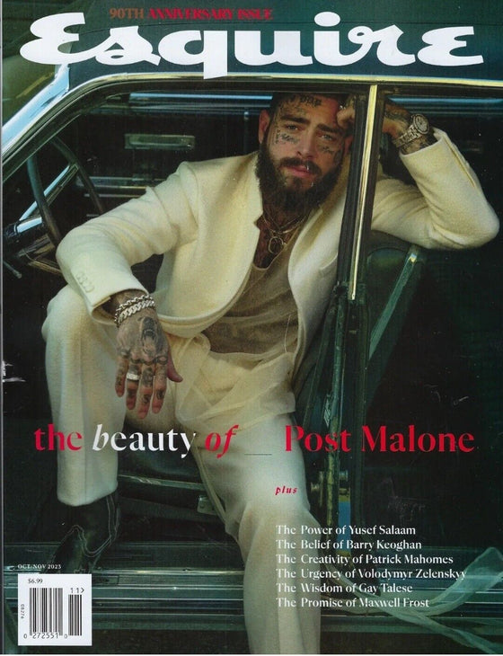 POST MALONE - ESQUIRE MAGAZINE - OCT/NOV 2023 (In Stock)