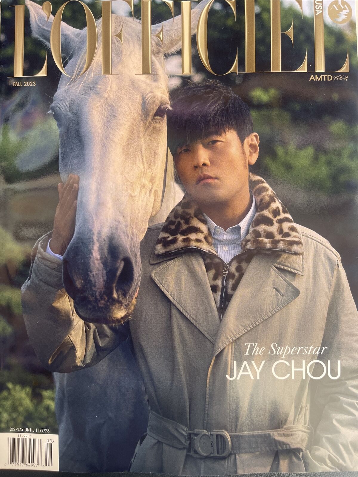 L'OFFICIEL HOMMES MAGAZINE (USA) - FALL 2023 - JAY CHOU (COVER
