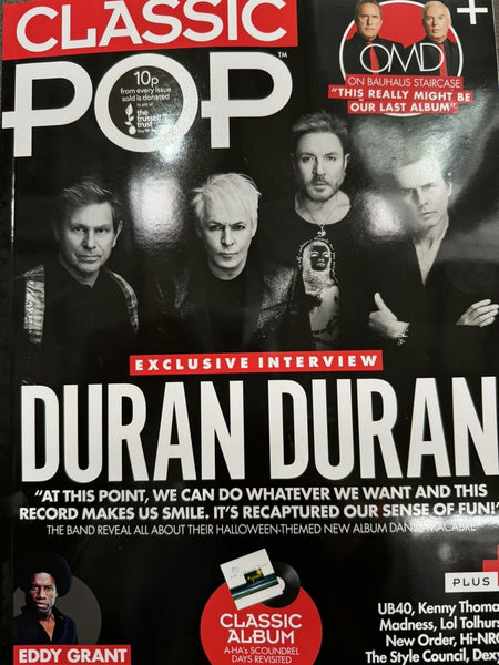 Classic Pop magazine Nov/Dec 2023 EXCLUSIVE INTERVIEW DURAN DURAN ...