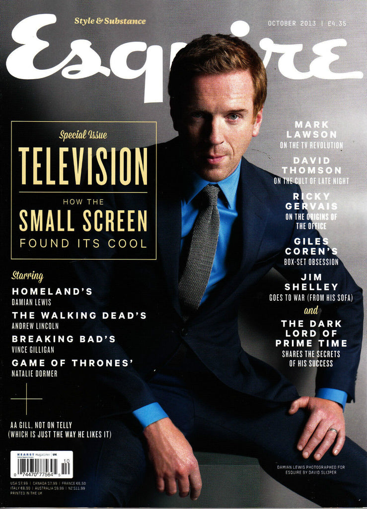 ESQUIRE UK 10/2013 DAMIAN LEWIS Andrew Lincoln NATALIE DORMER