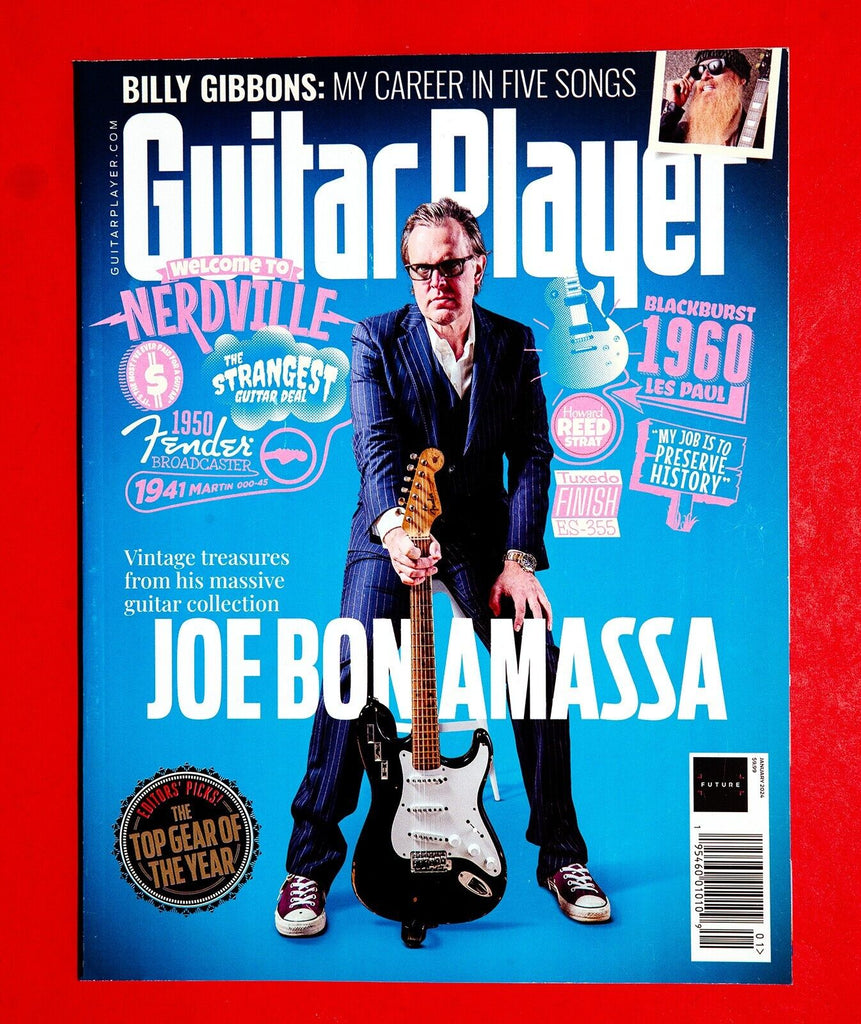 Guitar Player Magazine January 2024 Joe Bonamassa ZZ Top