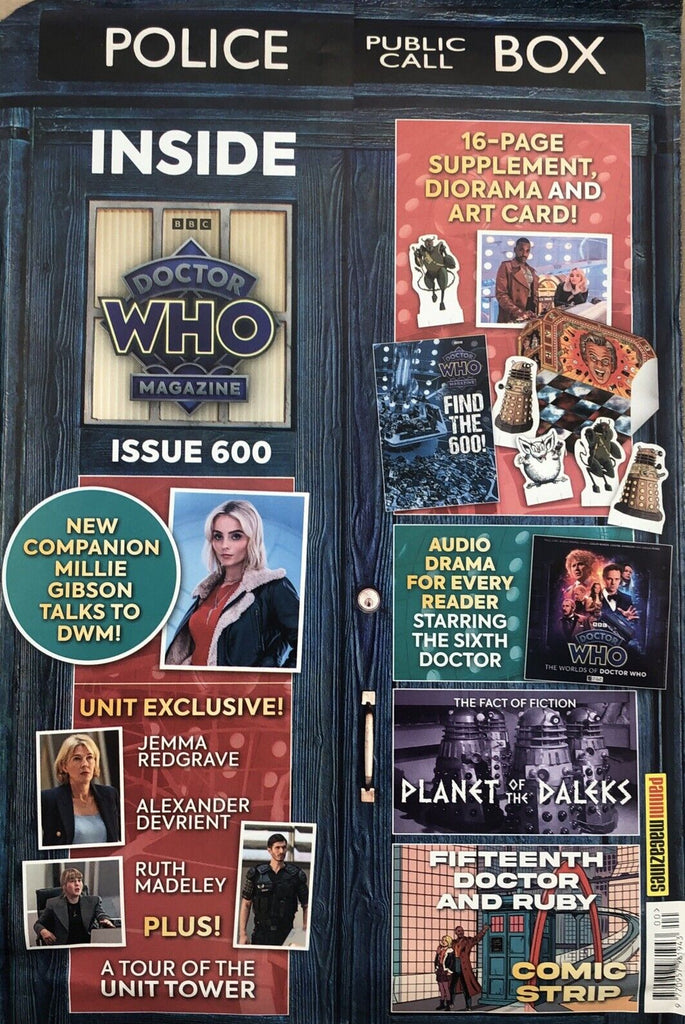 BBC Doctor Who Magazine #600 March 2024 600 Issues In Time & Space + Gifts