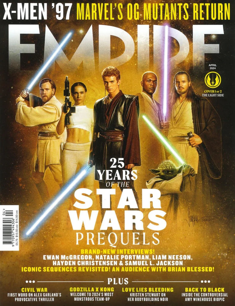 Empire Magazine April 2024: STAR WARS COVER FEATURE 25 Years - Cover #1 (Minor Defect)