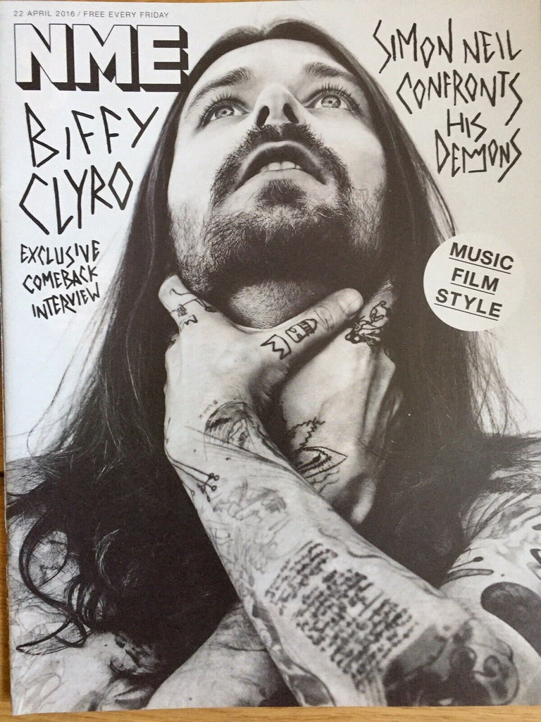 BIFFY CLYRO Jared Leto Adam Lambert Suicide Squad UK NME MAGAZINE APRIL 2016