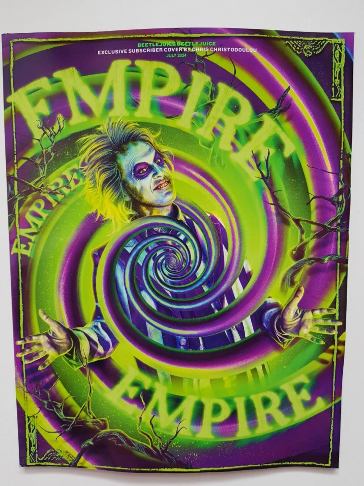 Empire Magazine August 2024: BEETLEJUICE BEETLEJUICE Subscribers Cover