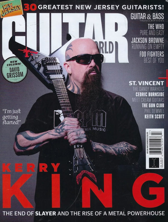 Guitar World Magazine July 2024 Kerry King
