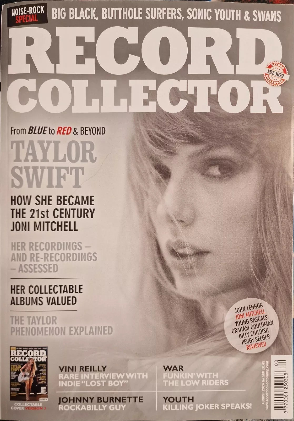 Record Collector Magazine AUGUST 2024 Taylor Swift Cover #1