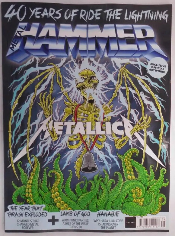 Metal Hammer Magazine #390 Metallica 40 Years of Ride the Lightning
