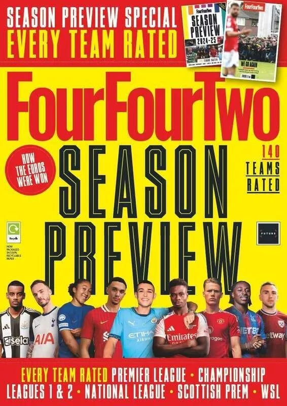 FOUR FOUR TWO MAGAZINE ISSUE 368 (SEASON PREVIEW 2 MAG SPECIAL, 140 TEAMS RATED)