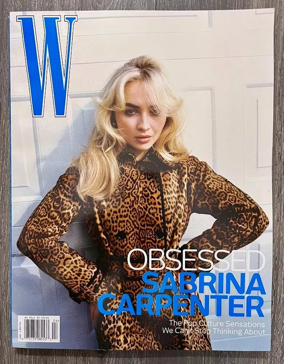 W MAGAZINE - VOLUME 4, 2024 - OBSESSED - SABRINA CARPENTER - BRAND NEW