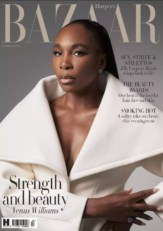 British Harper's Bazaar Magazine (UK) - October 2024 - Venus Williams Aidan Turner