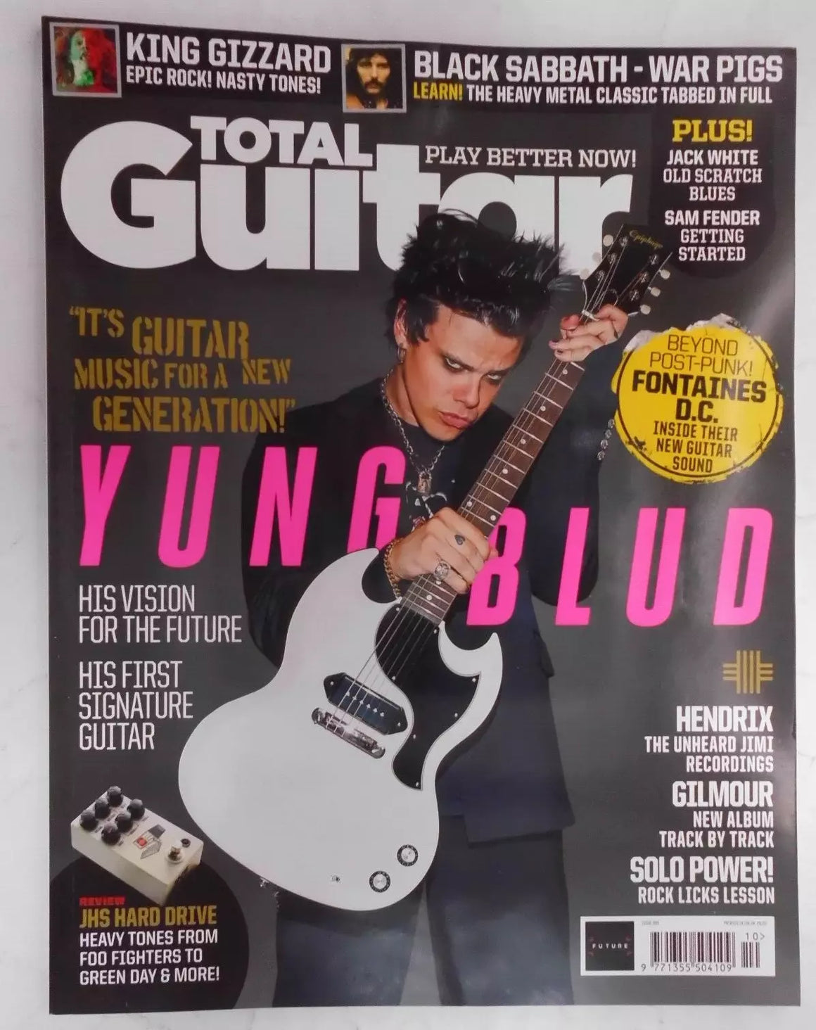 Total Guitar magazine Oct 2024 YUNGBLUD